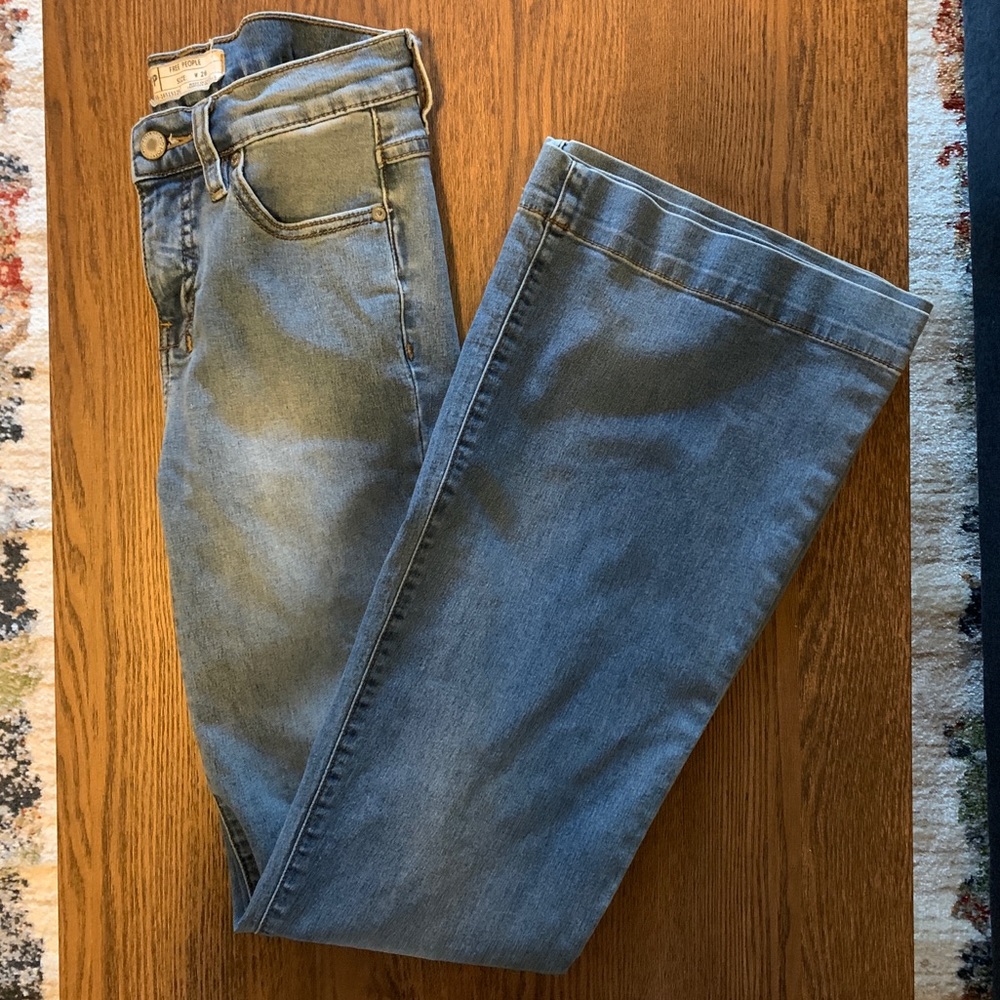 Free people bellbottom flare jeans